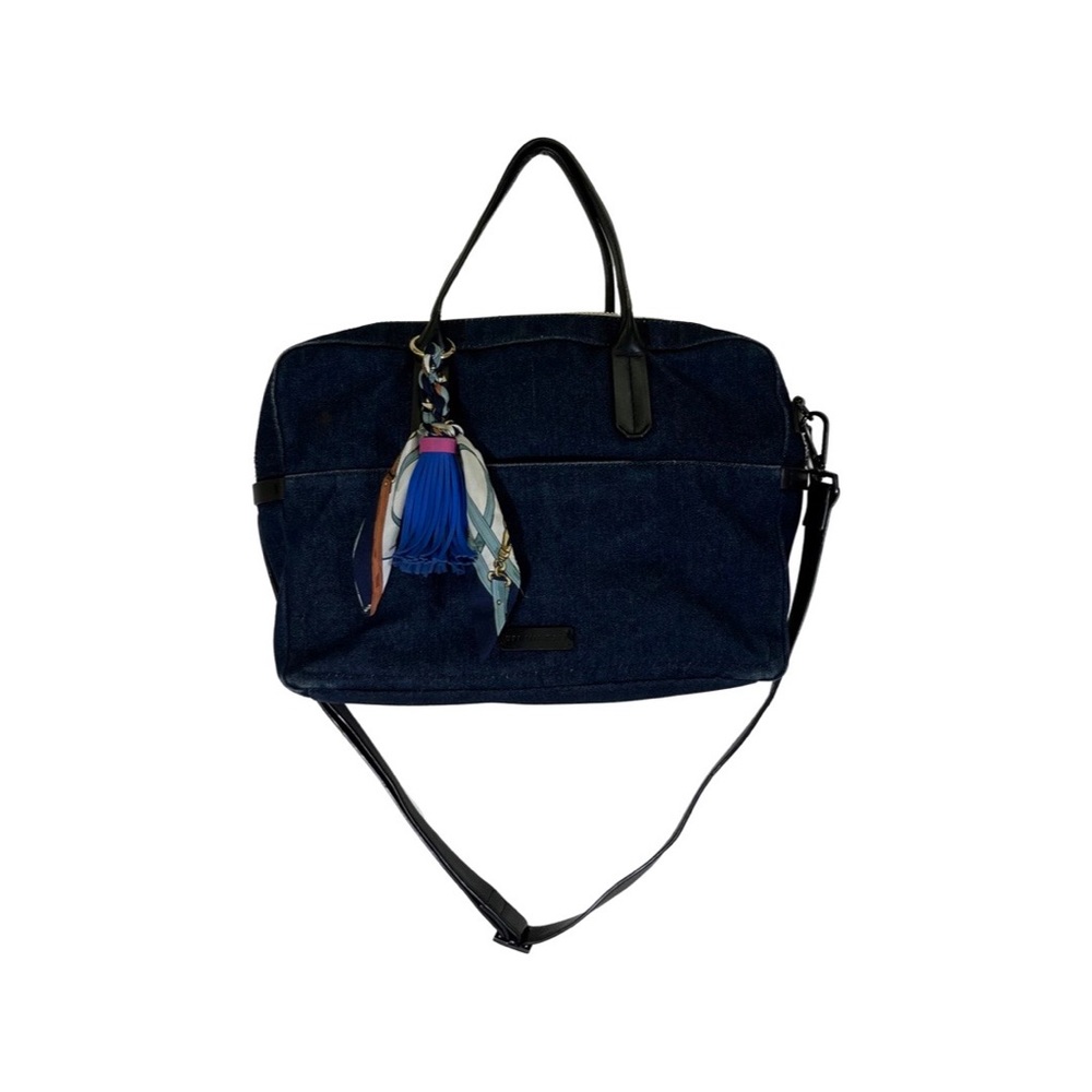 URI Minkoff denim messenger bag